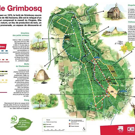 펜션 La Belle Du Bois Grimbosq